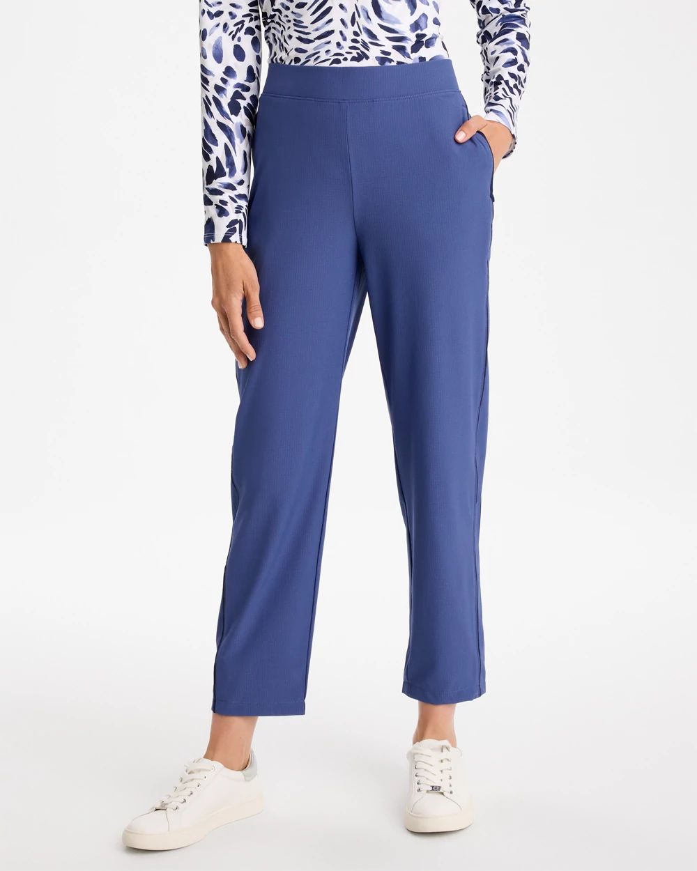 balans Easy ネイビー Zenergy® Ripstop Ankle Pants | Chico's